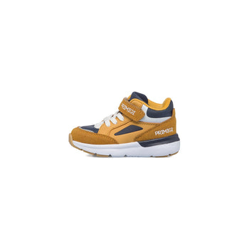 Sneakers alte primi passi giallo senape da bambino Primigi Player, Scarpe Primi passi, SKU k243000074, Immagine 0